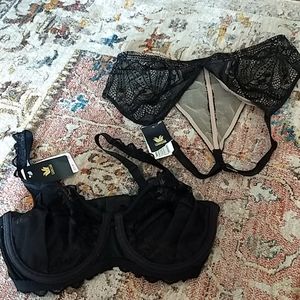 NWT black Wacoal bras!